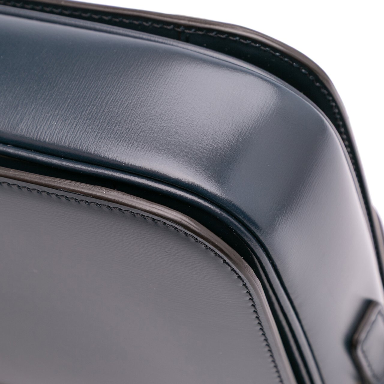 Celine Classique Shiny Calfskin Triomphe Crossbody Blauw