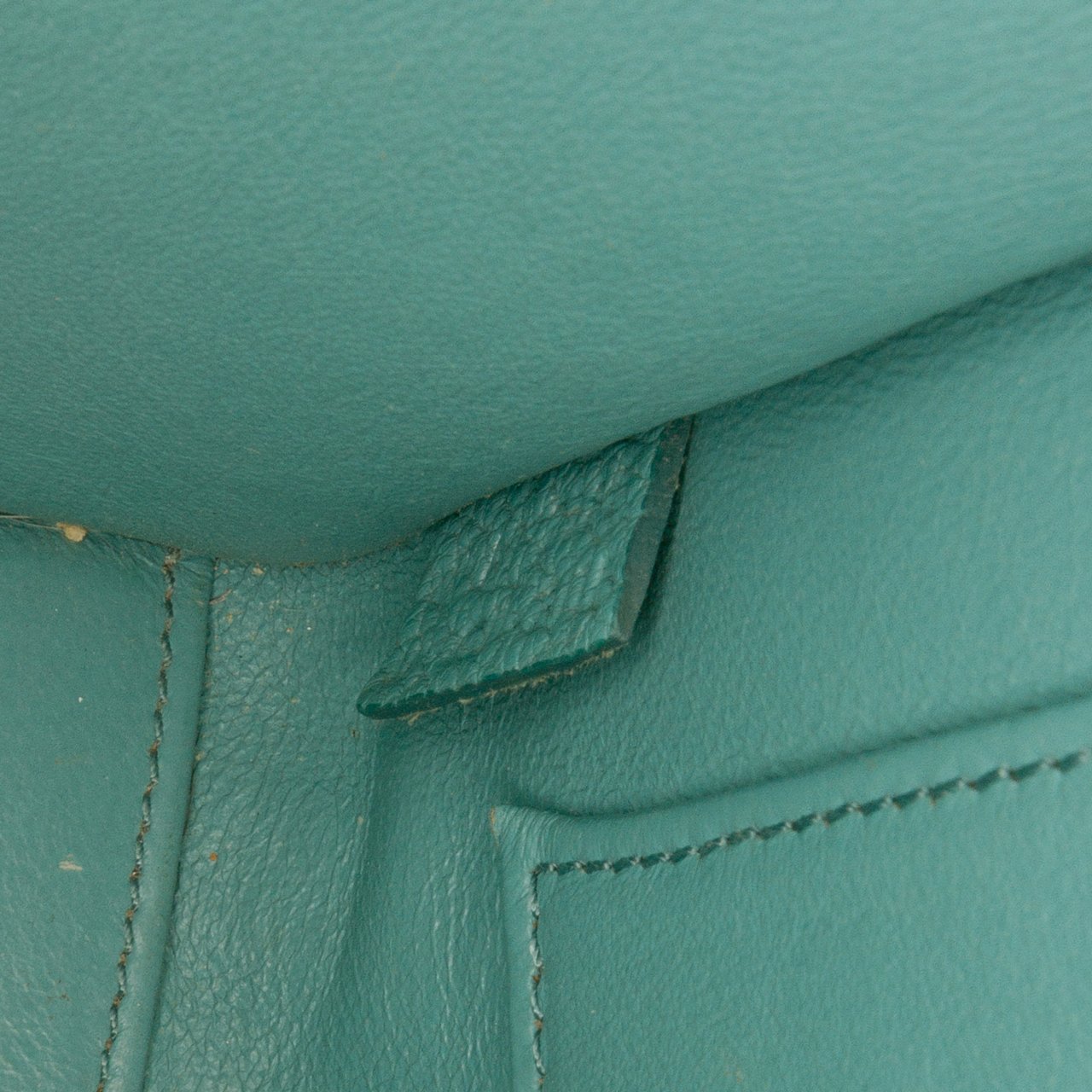 Celine Nano Goatskin Luggage Tote Blauw