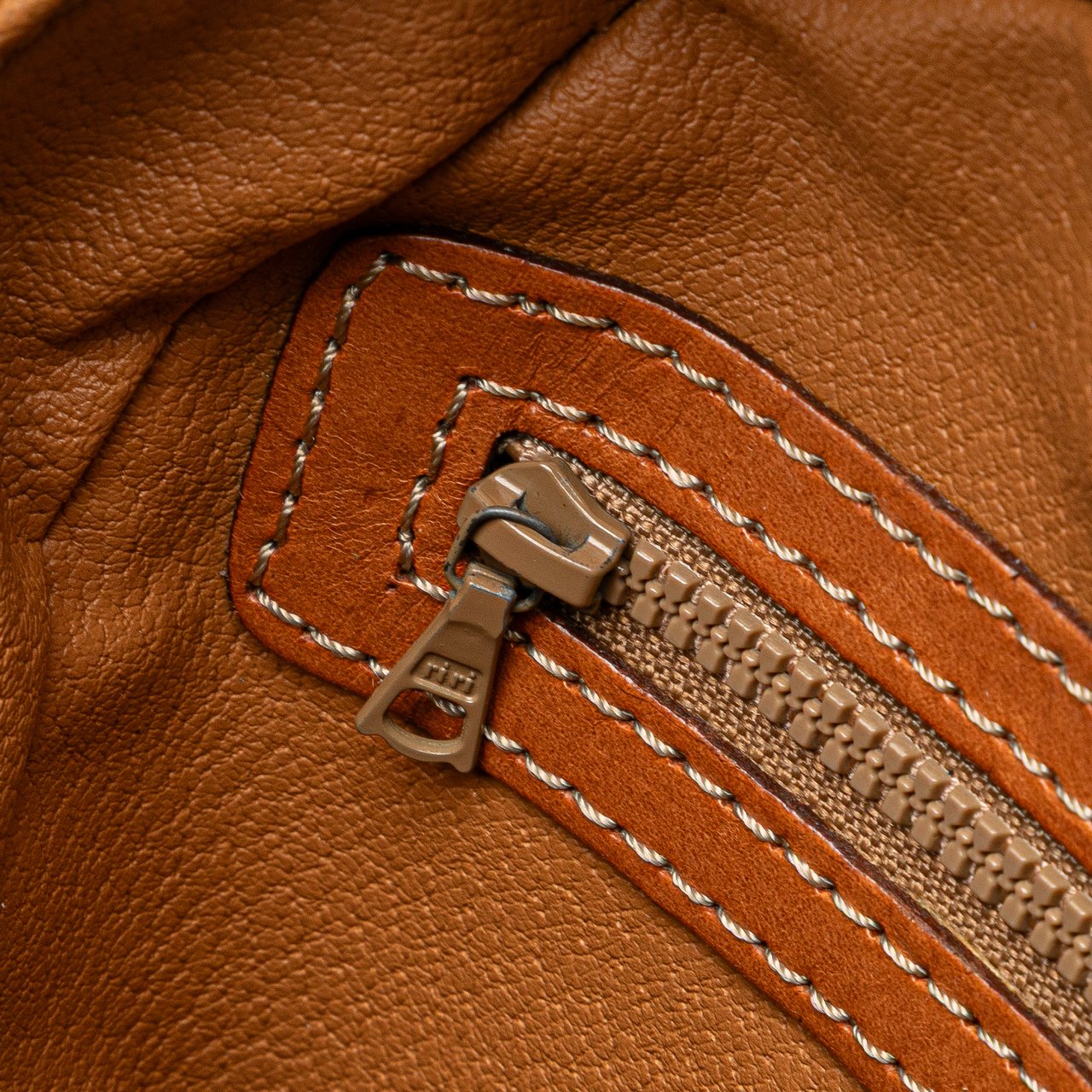 Celine Macadam Coated Canvas Handbag Bruin