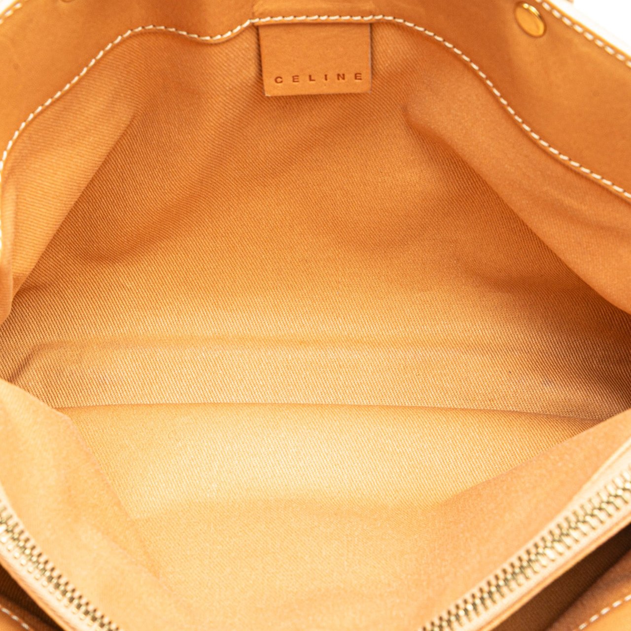 Celine C Macadam Denim Handbag Blauw