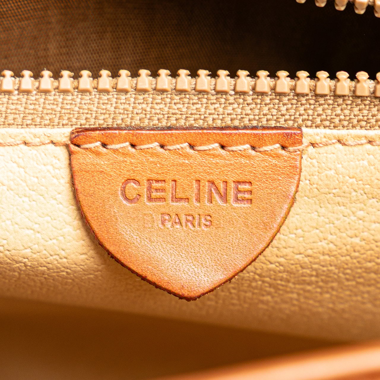 Celine Macadam Coated Canvas Crossbody Bruin