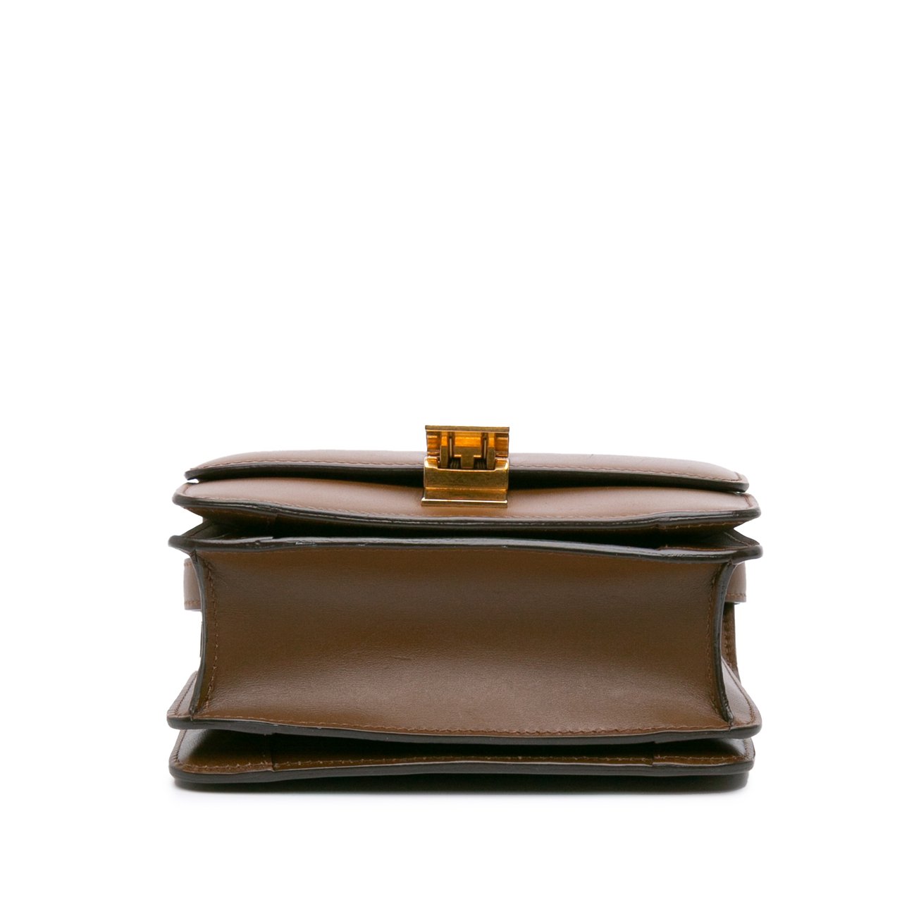 Celine Small Calfskin Classic Box Bruin