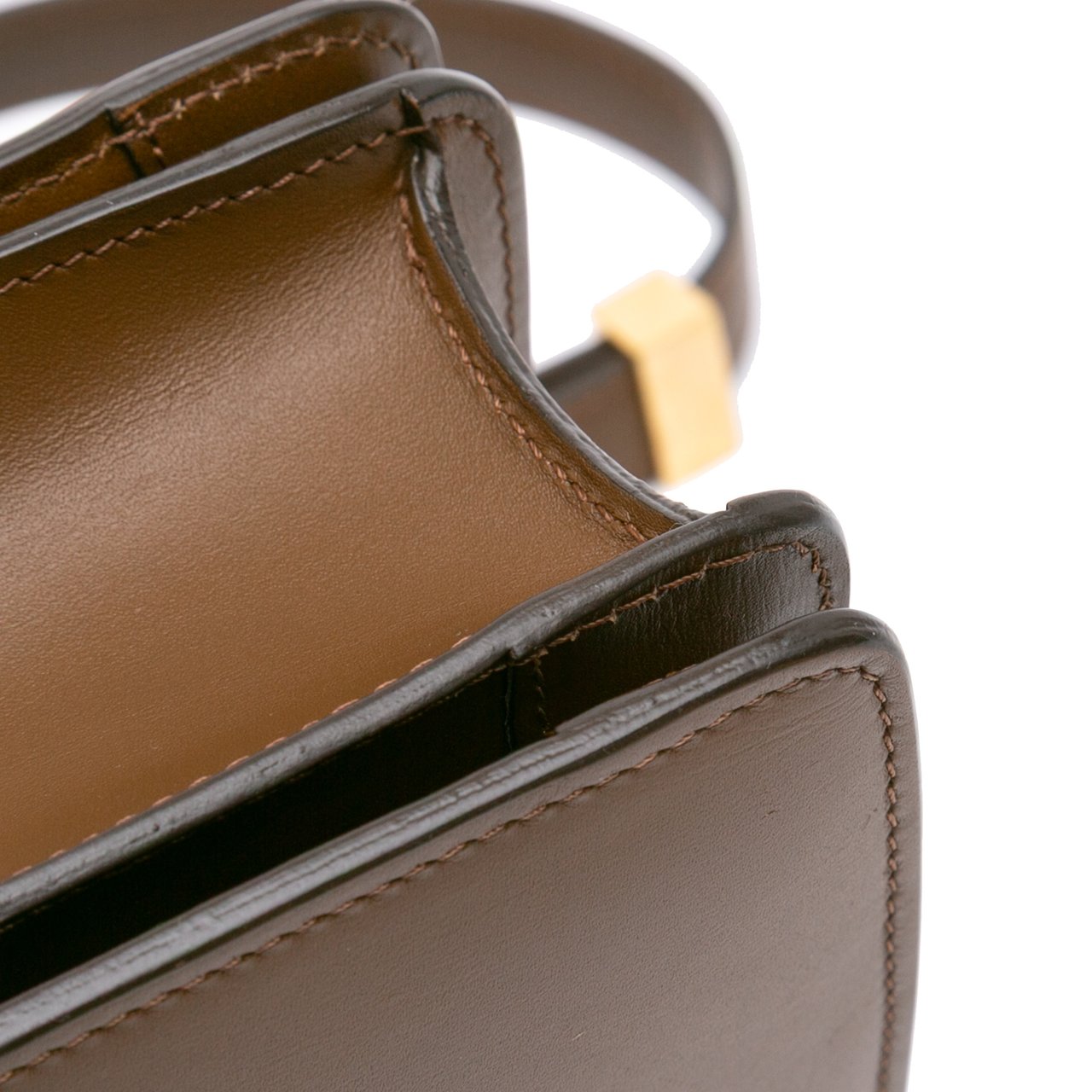 Celine Small Calfskin Classic Box Bruin