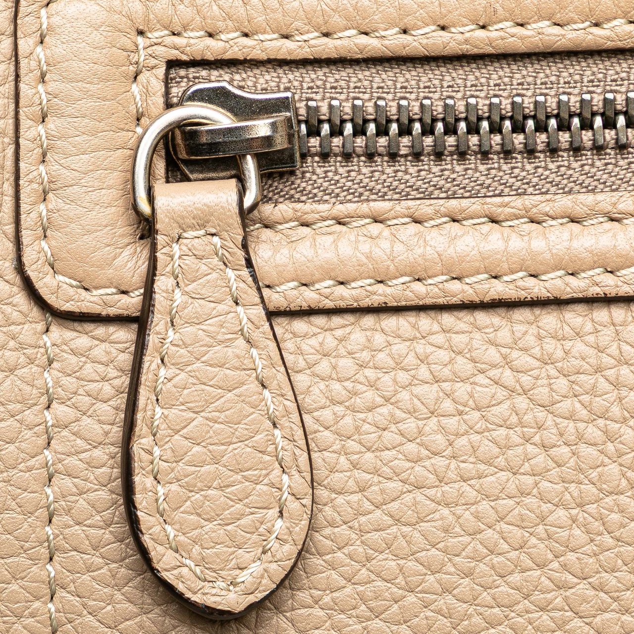 Celine Mini Calfskin Luggage Tote Bruin