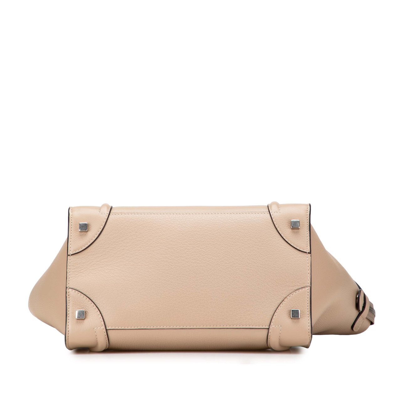 Celine Mini Calfskin Luggage Tote Bruin