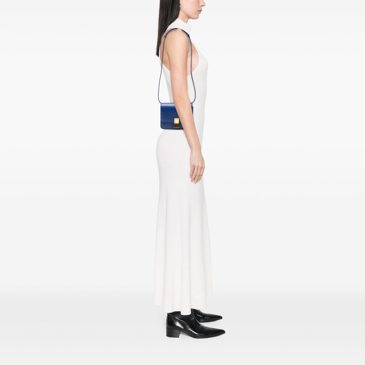 Celine Small Calfskin Classic Box Blauw