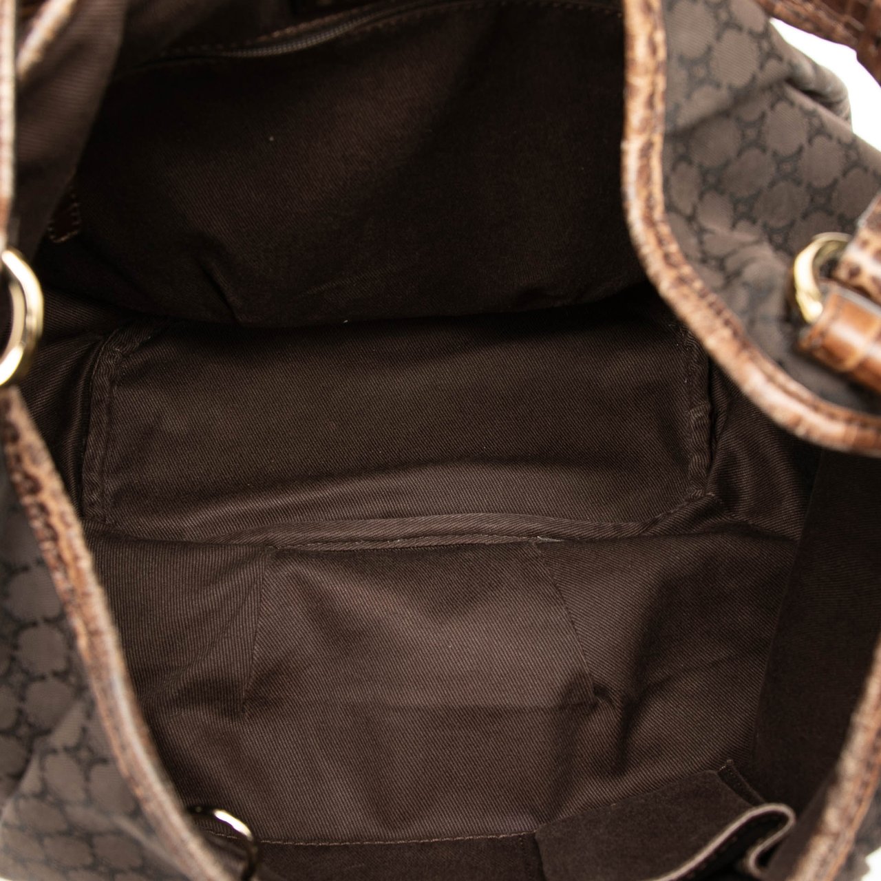 Celine Macadam Canvas Hobo Bruin