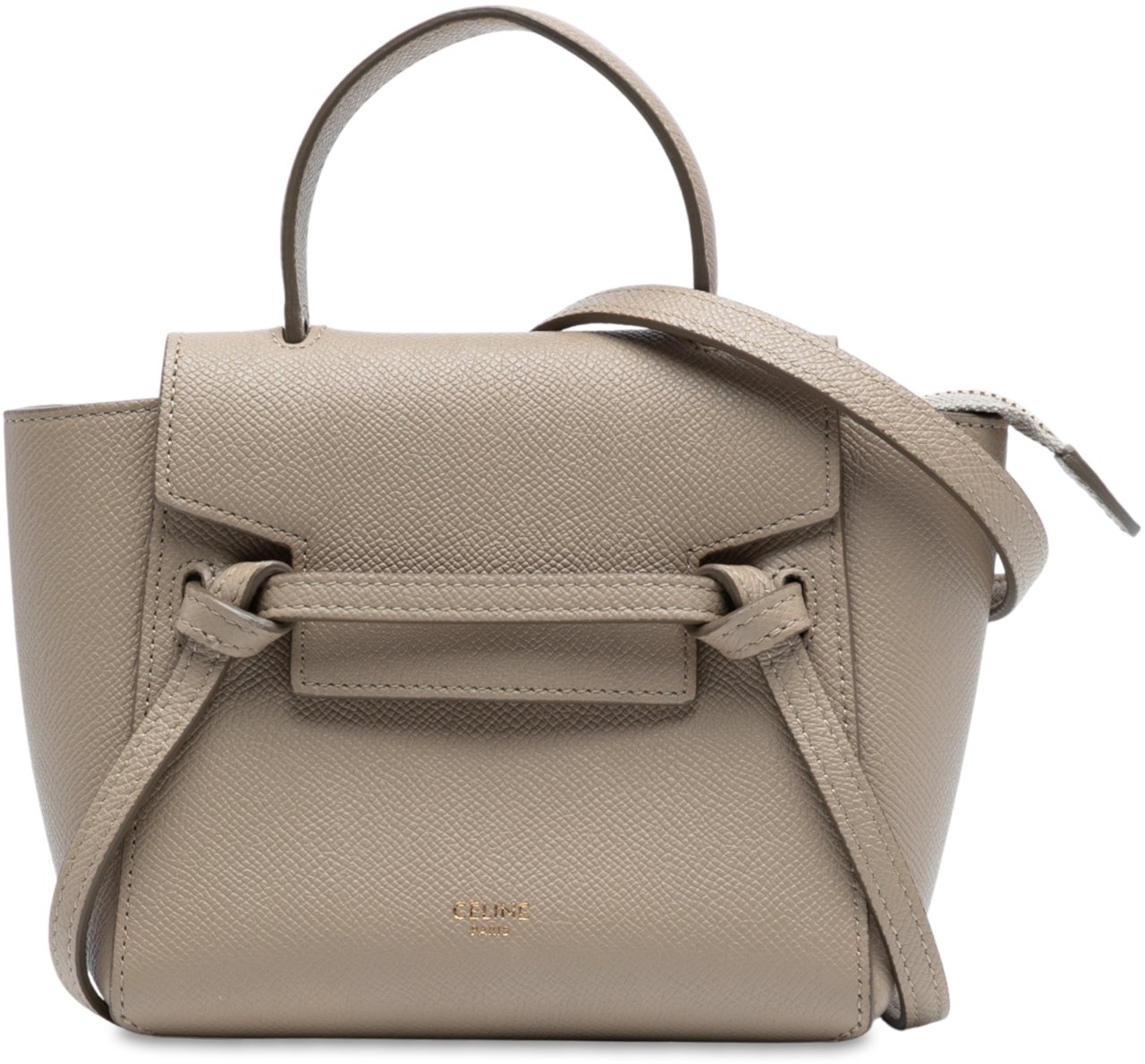 Celine Pico Grained Calfskin Belt Bag Bruin