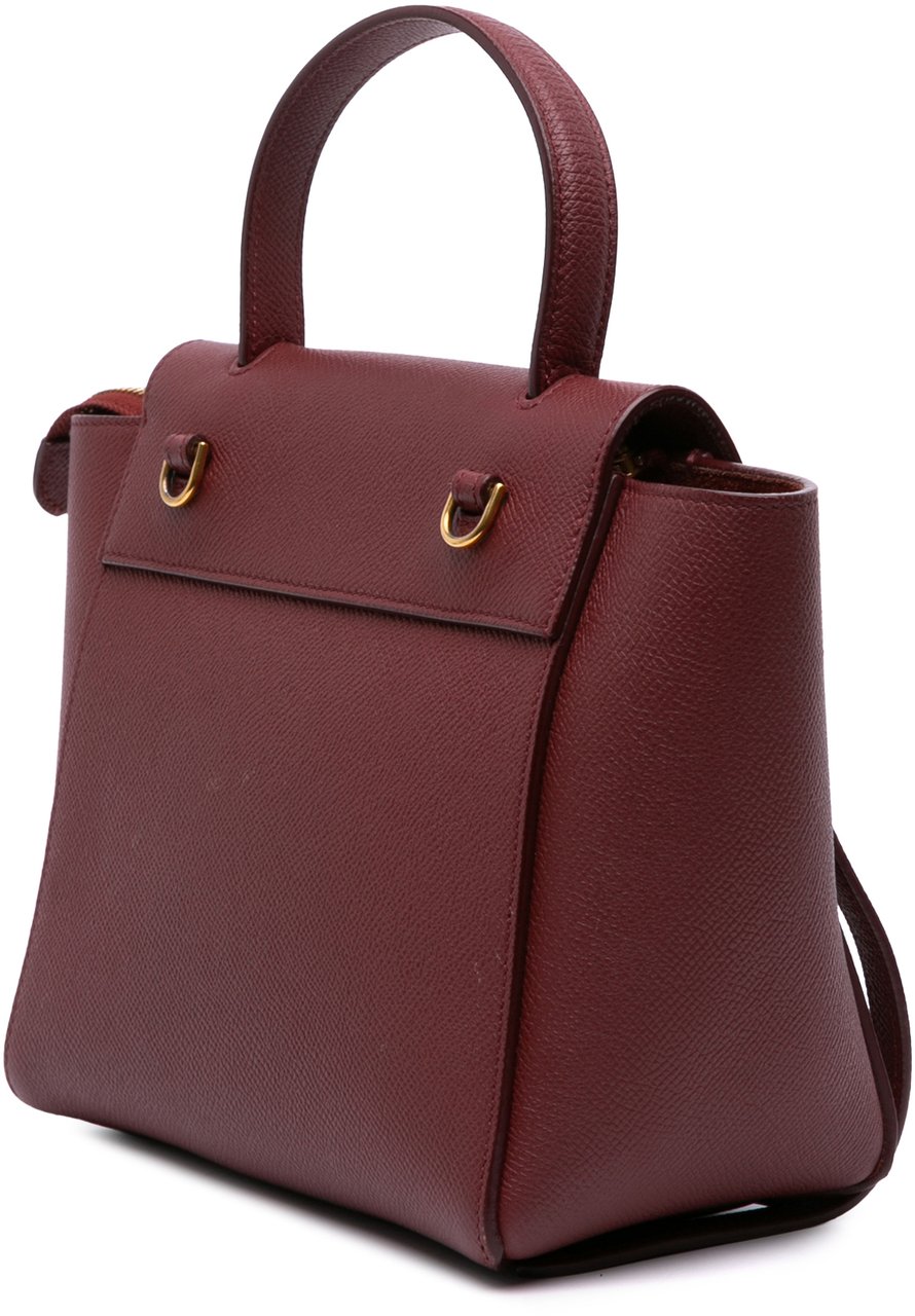 Celine Nano Grained Calfskin Belt Bag Rood