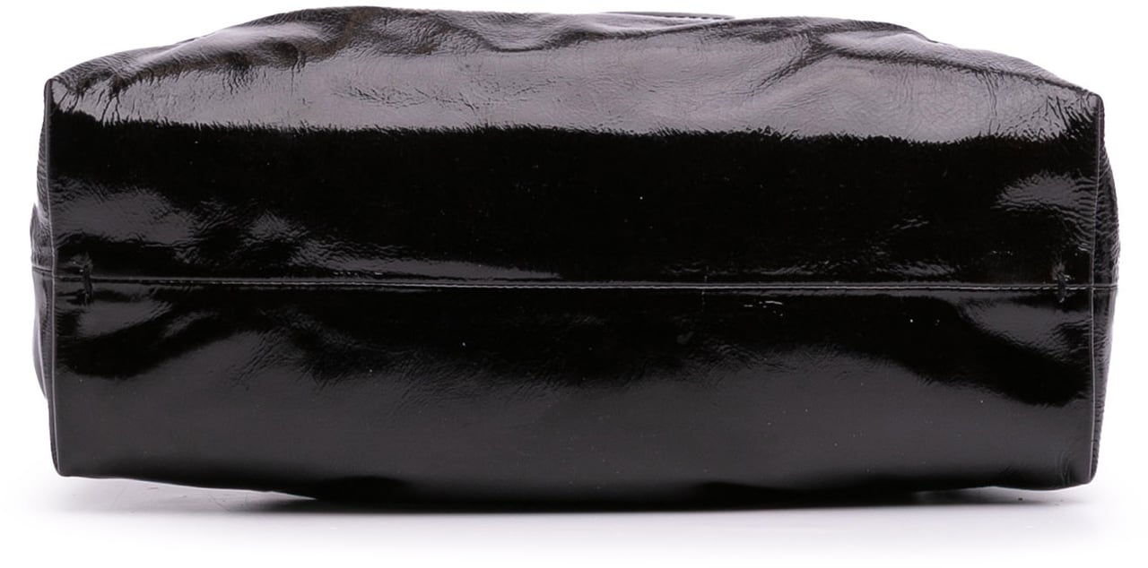 Celine Patent Boogie Handbag Zwart