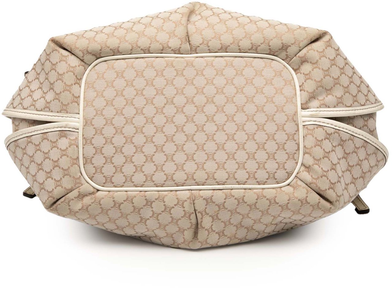 Celine Macadam Canvas Bittersweet Hobo Bruin