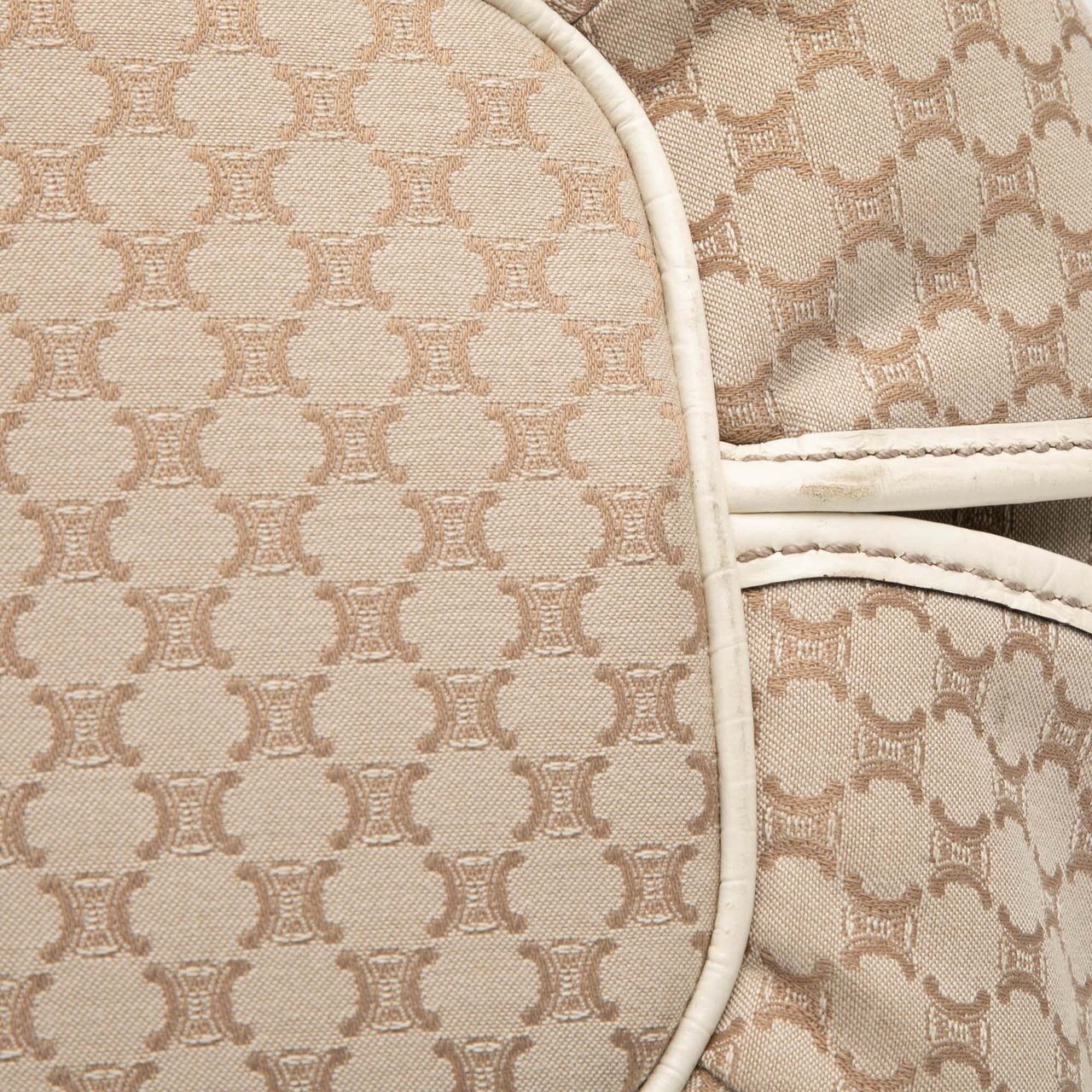 Celine Macadam Canvas Bittersweet Hobo Bruin