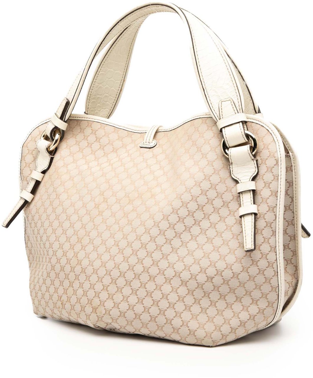 Celine Macadam Canvas Bittersweet Hobo Bruin