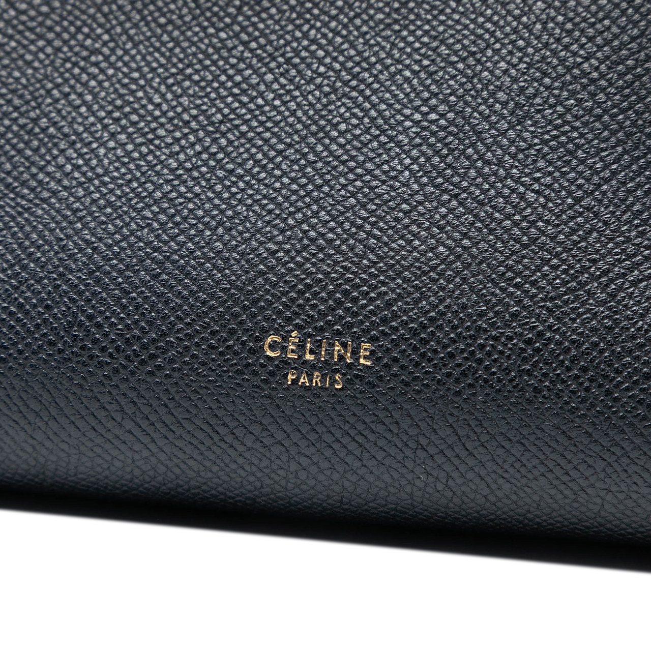 Celine Mini Grained Calfskin Belt Bag Zwart