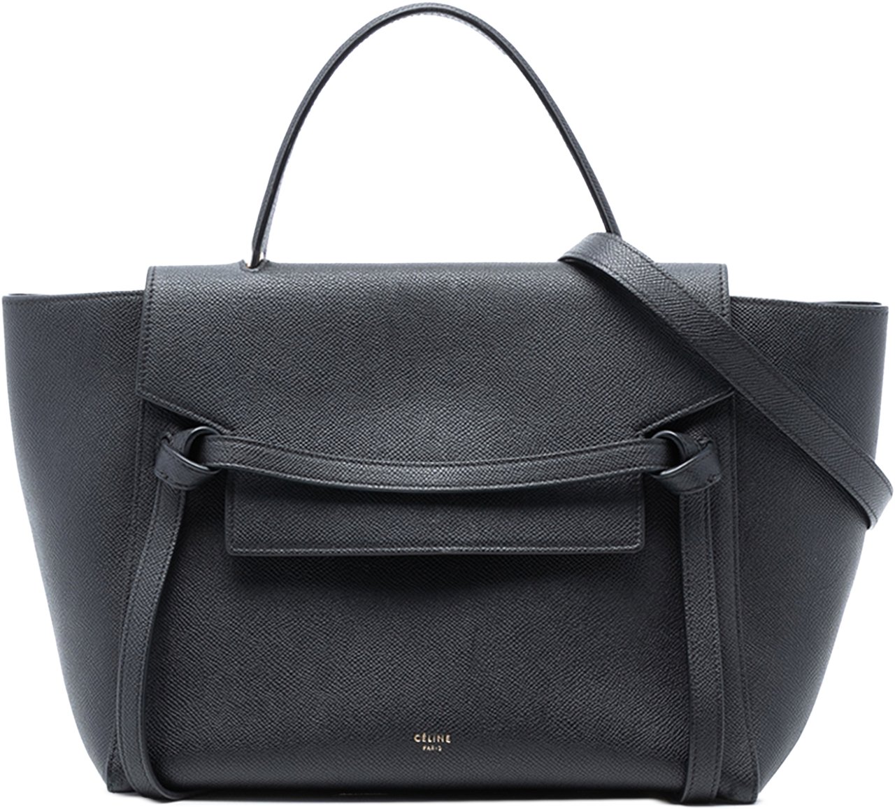 Celine Mini Grained Calfskin Belt Bag Zwart