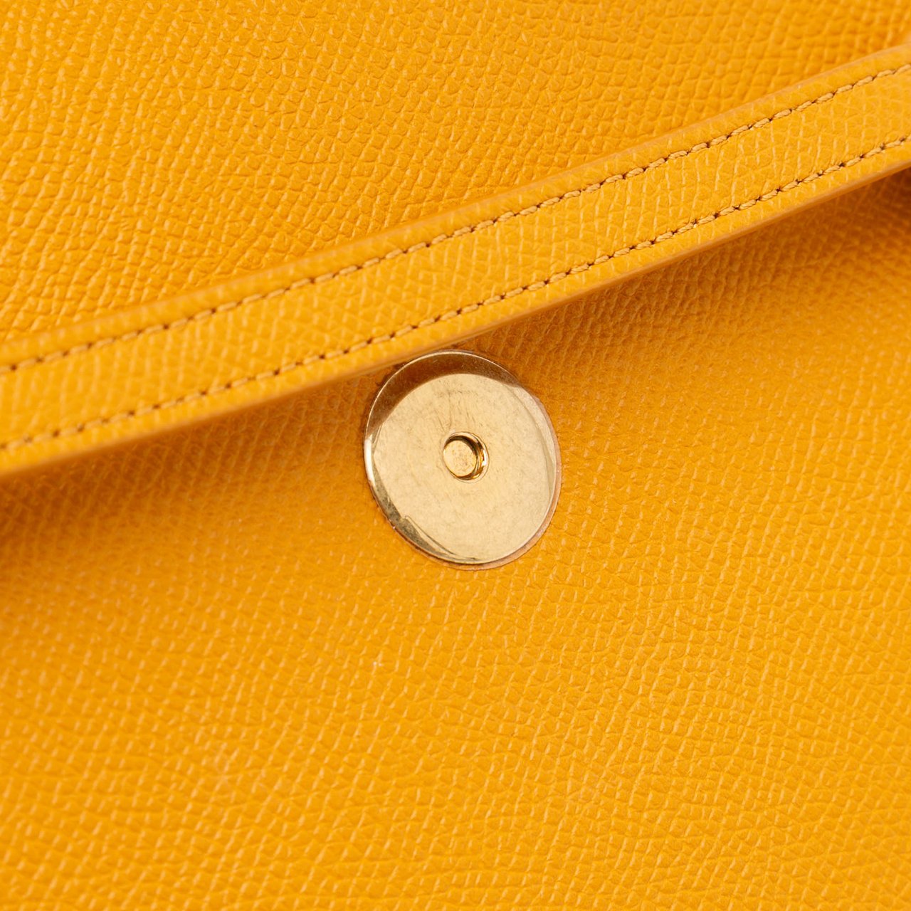 Celine Nano Grained Calfskin Belt Bag Geel