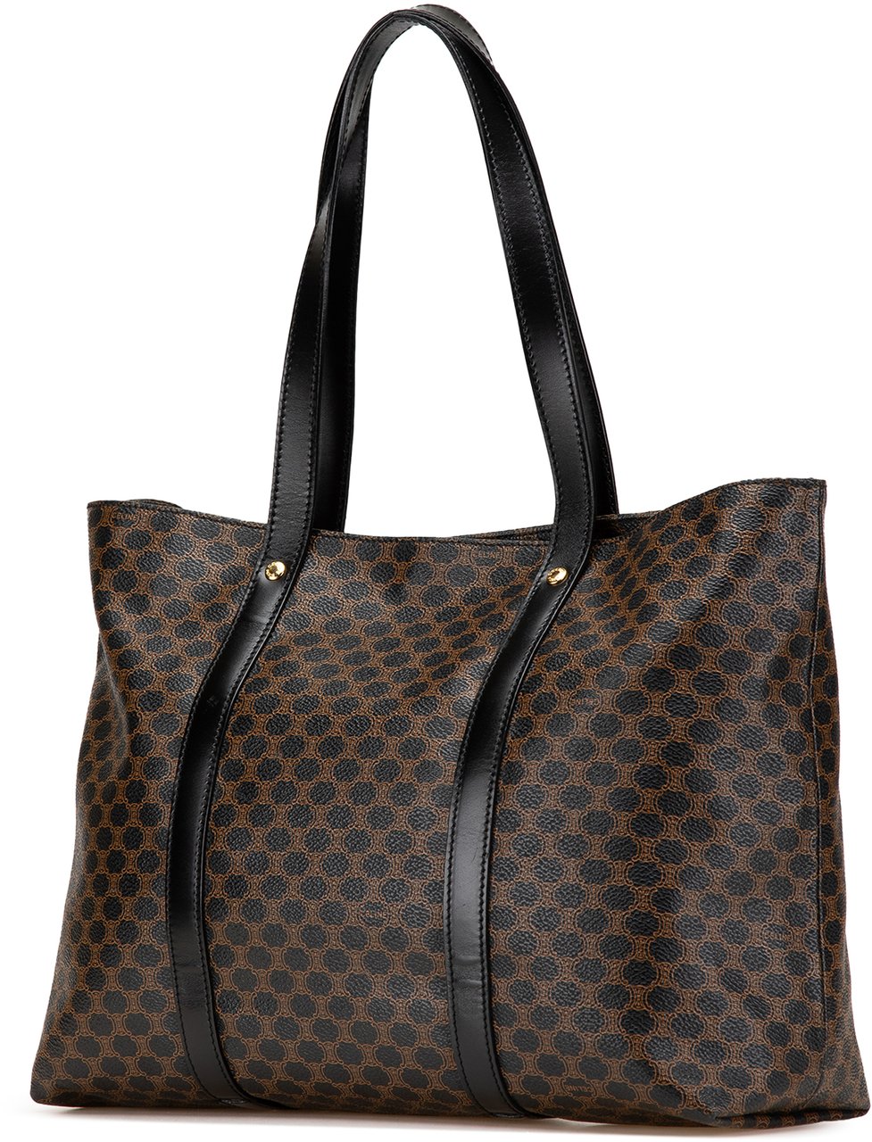 Celine Macadam Coated Canvas Tote Zwart