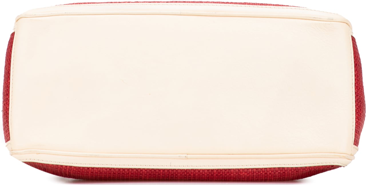 Celine Raffia Boogie Handbag Rood