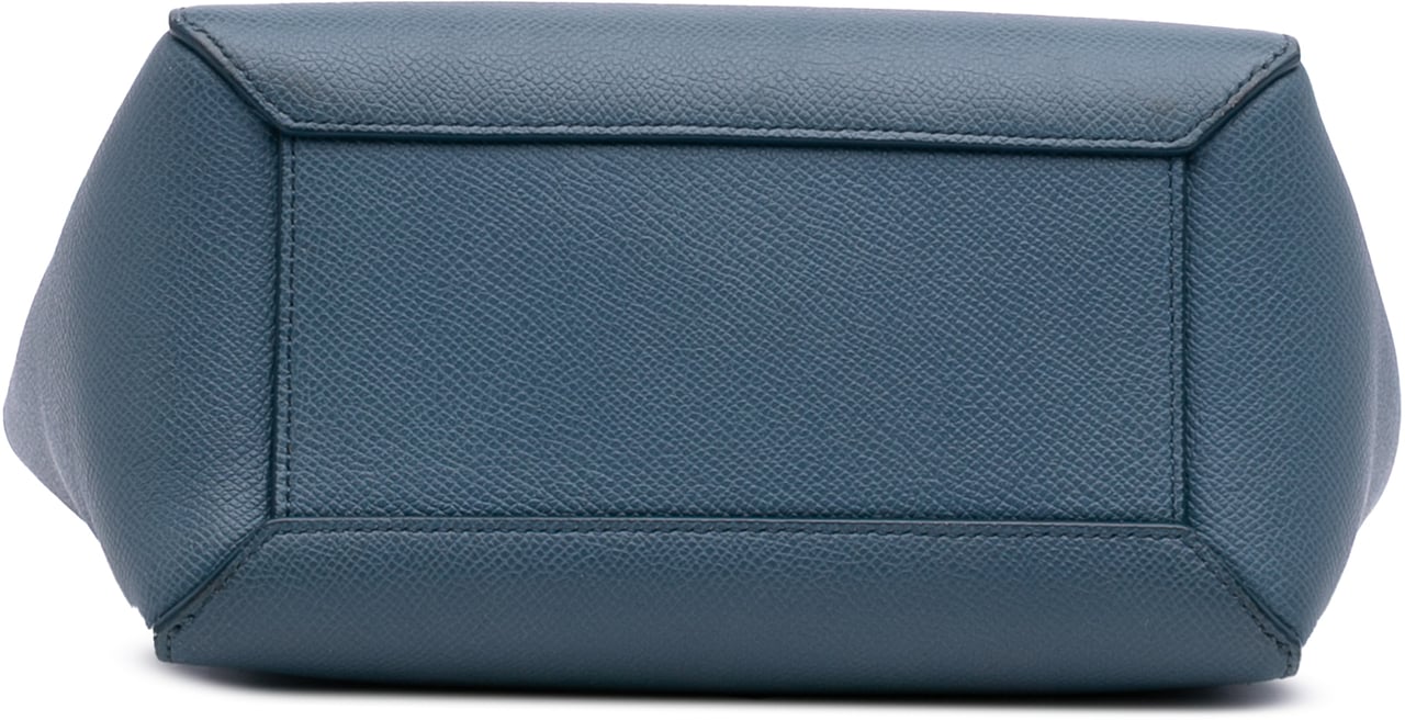 Celine Nano Leather Belt Satchel Blauw