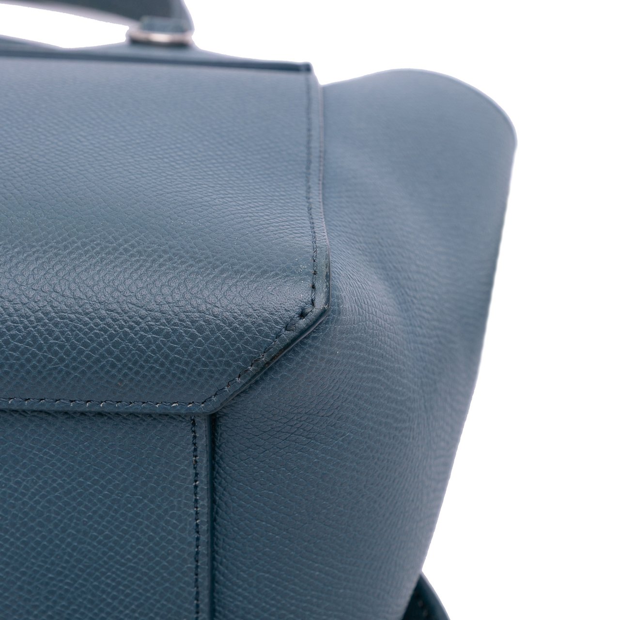Celine Nano Leather Belt Satchel Blauw