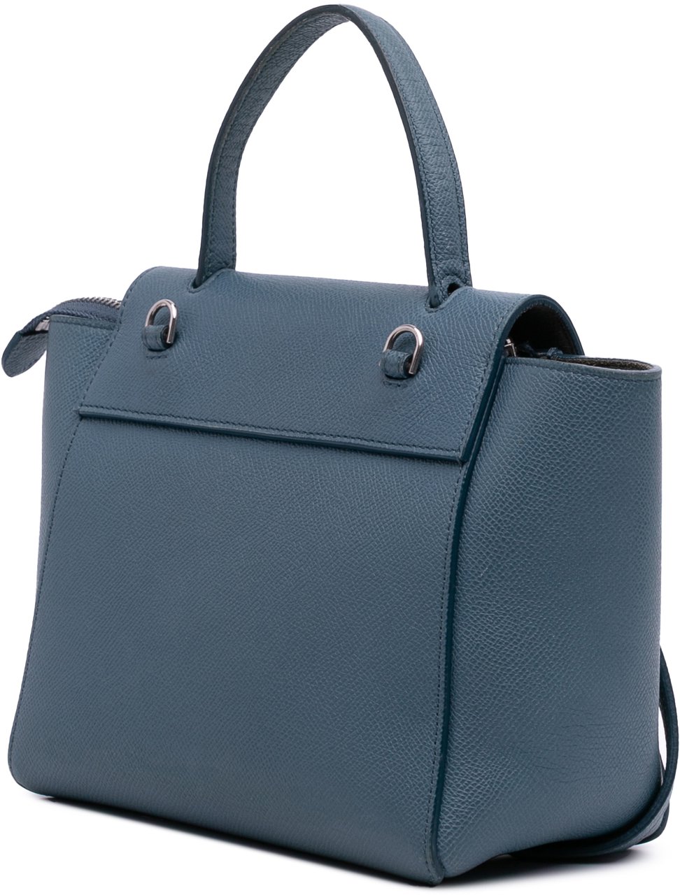 Celine Nano Leather Belt Satchel Blauw