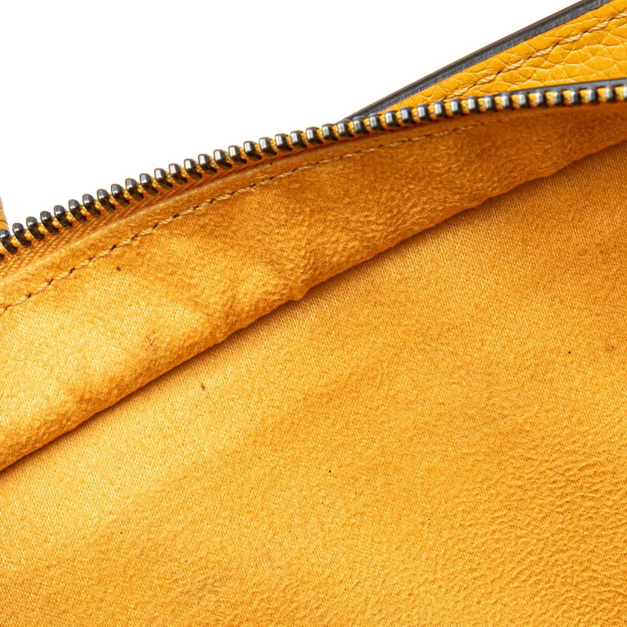 Celine Nano Leather Luggage Tote Geel