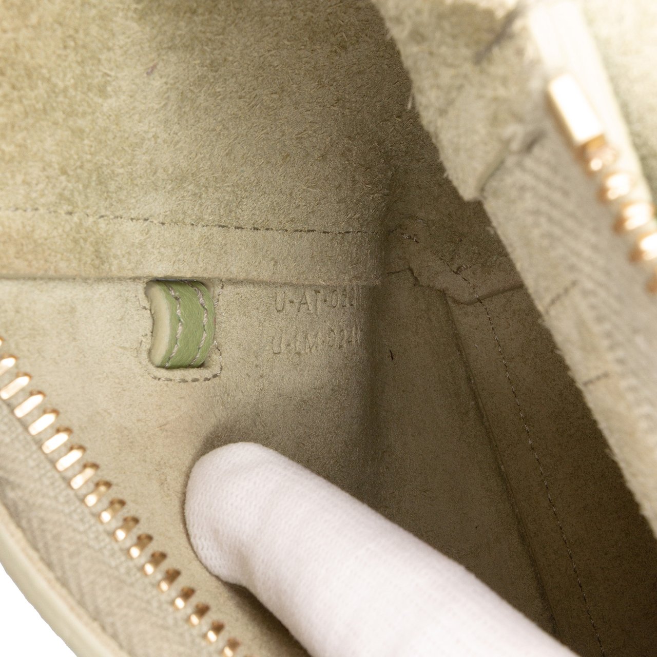Celine Pico Grained Calfskin Belt Bag Groen