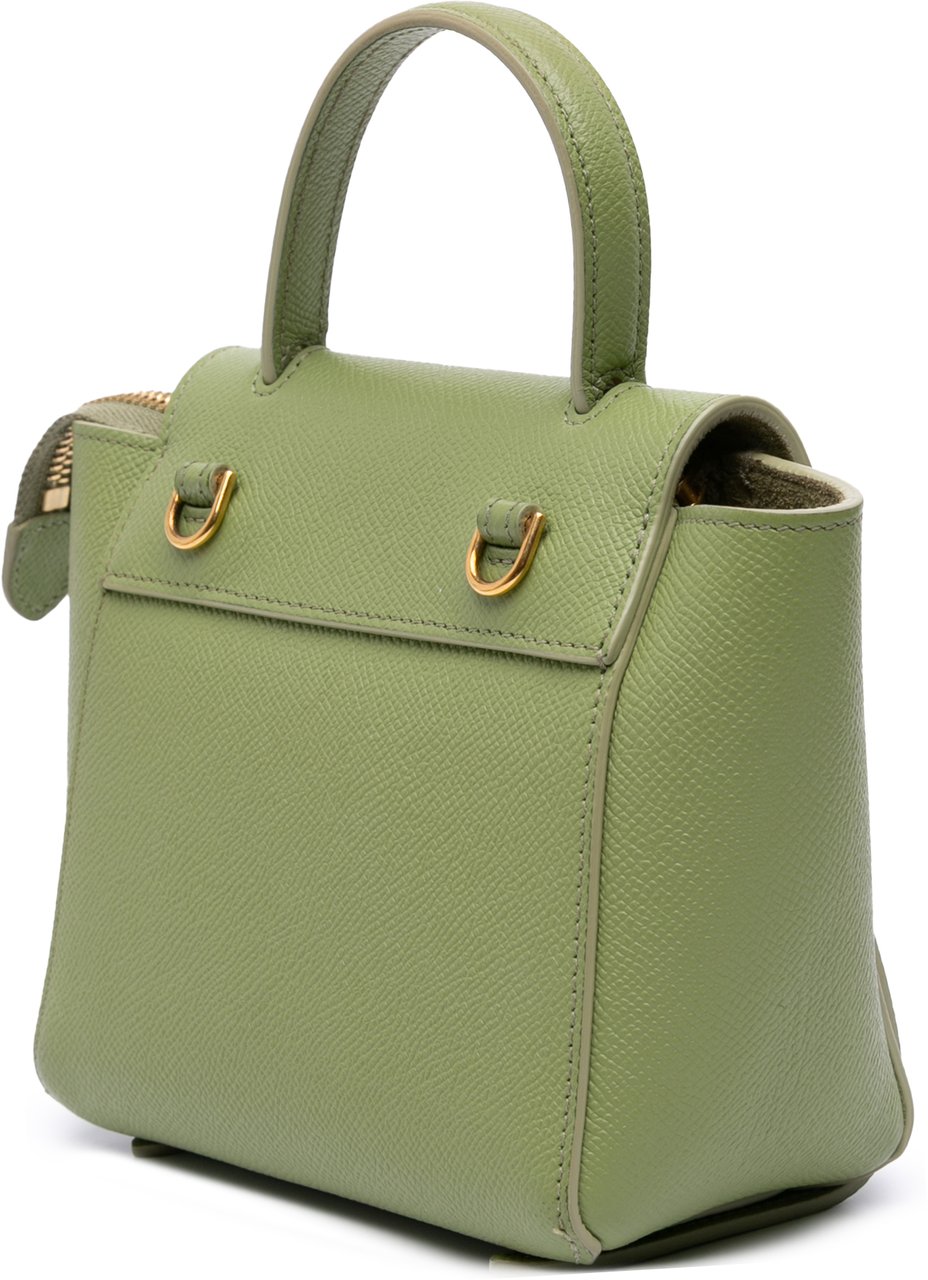Celine Pico Grained Calfskin Belt Bag Groen