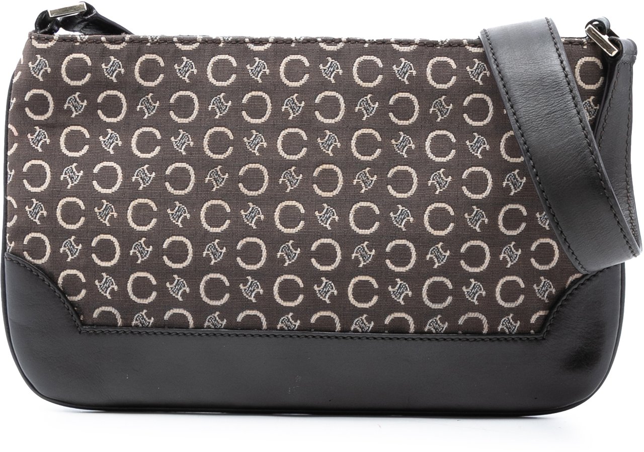 Celine C Macadam Canvas Shoulder Bag Bruin