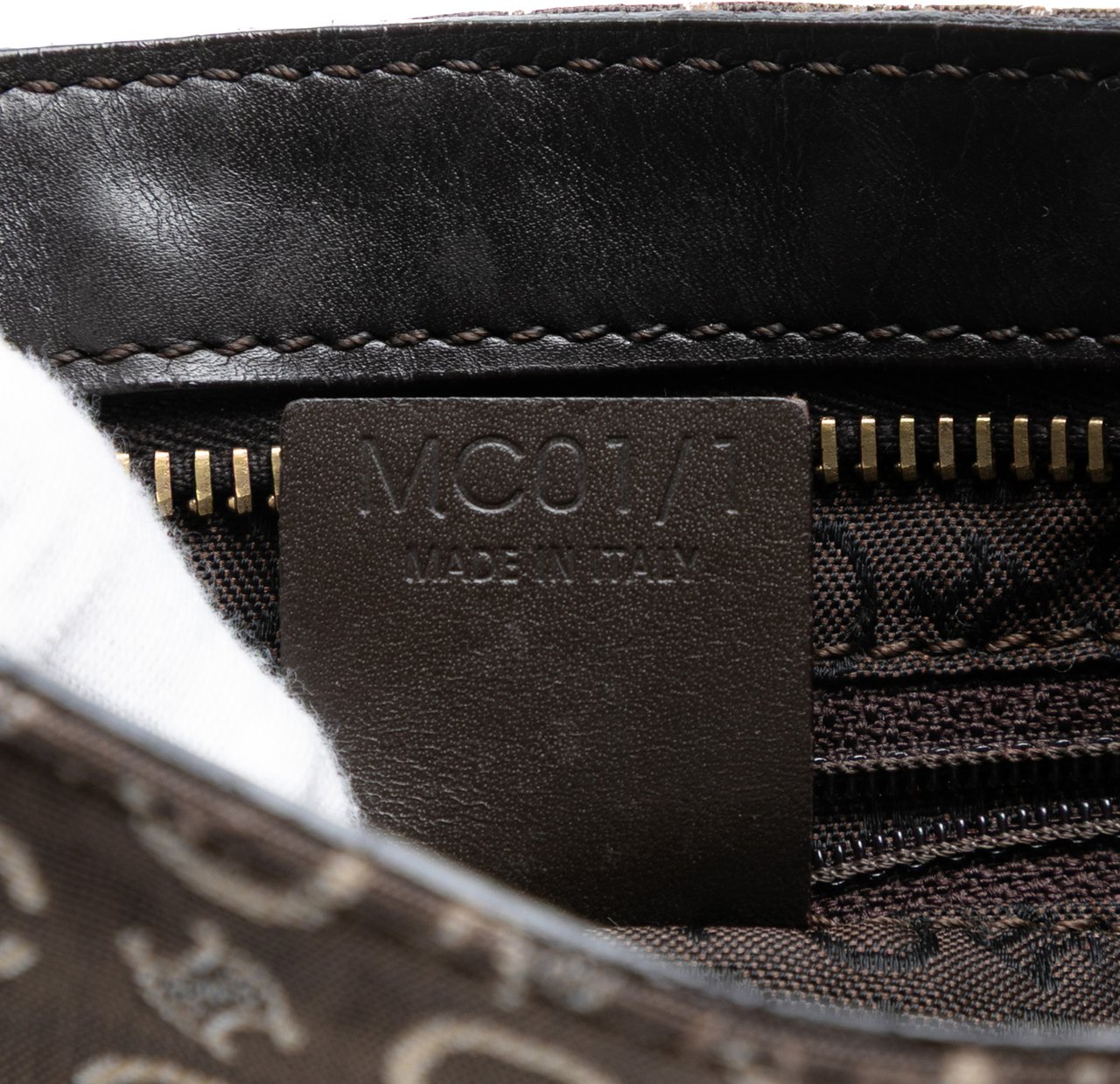 Celine C Macadam Canvas Shoulder Bag Bruin