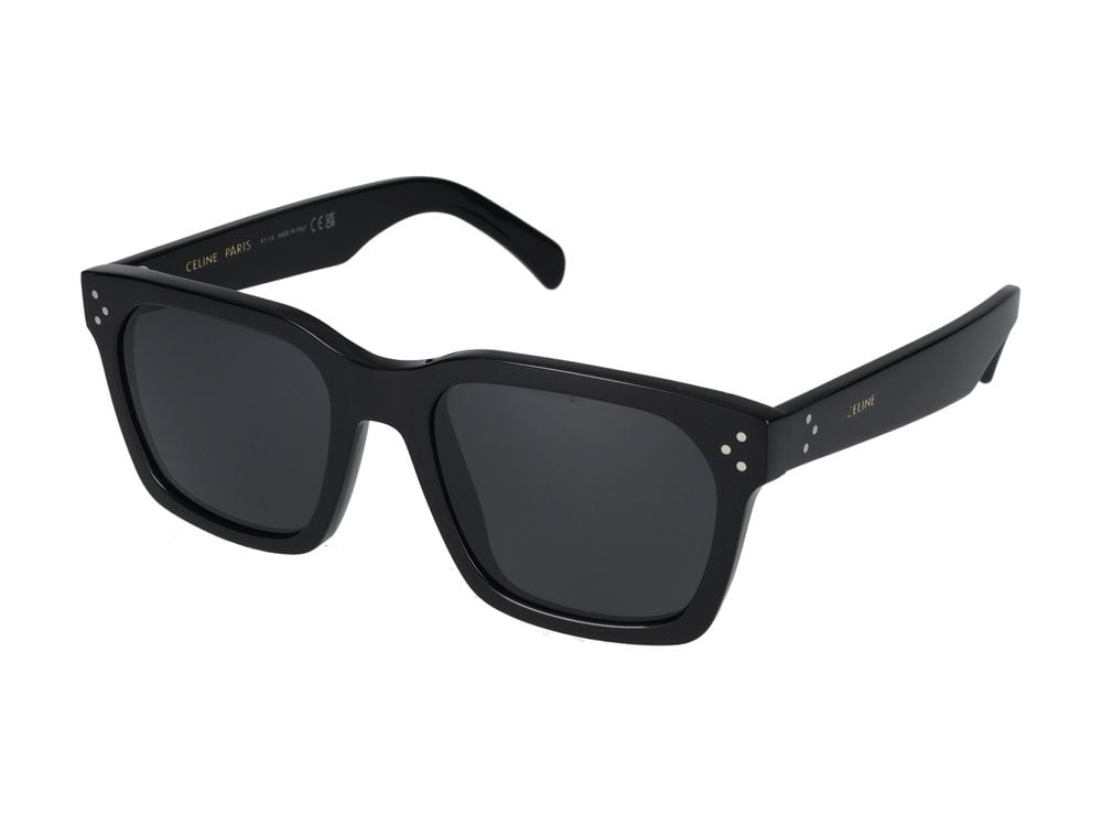 Celine Black CL40248I Square Metallic Sunglasses Zwart