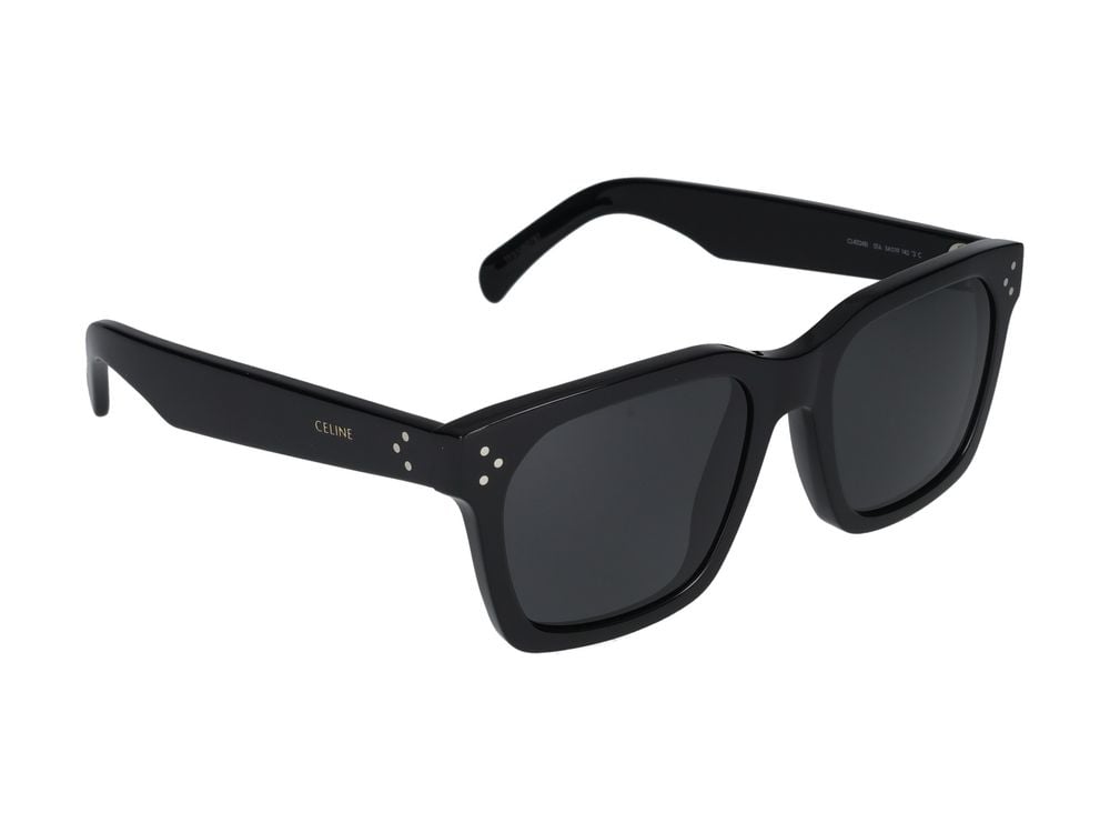 Celine Black CL40248I Square Metallic Sunglasses Zwart