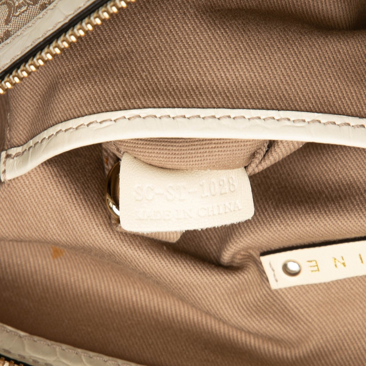 Celine Macadam Canvas Handbag Bruin