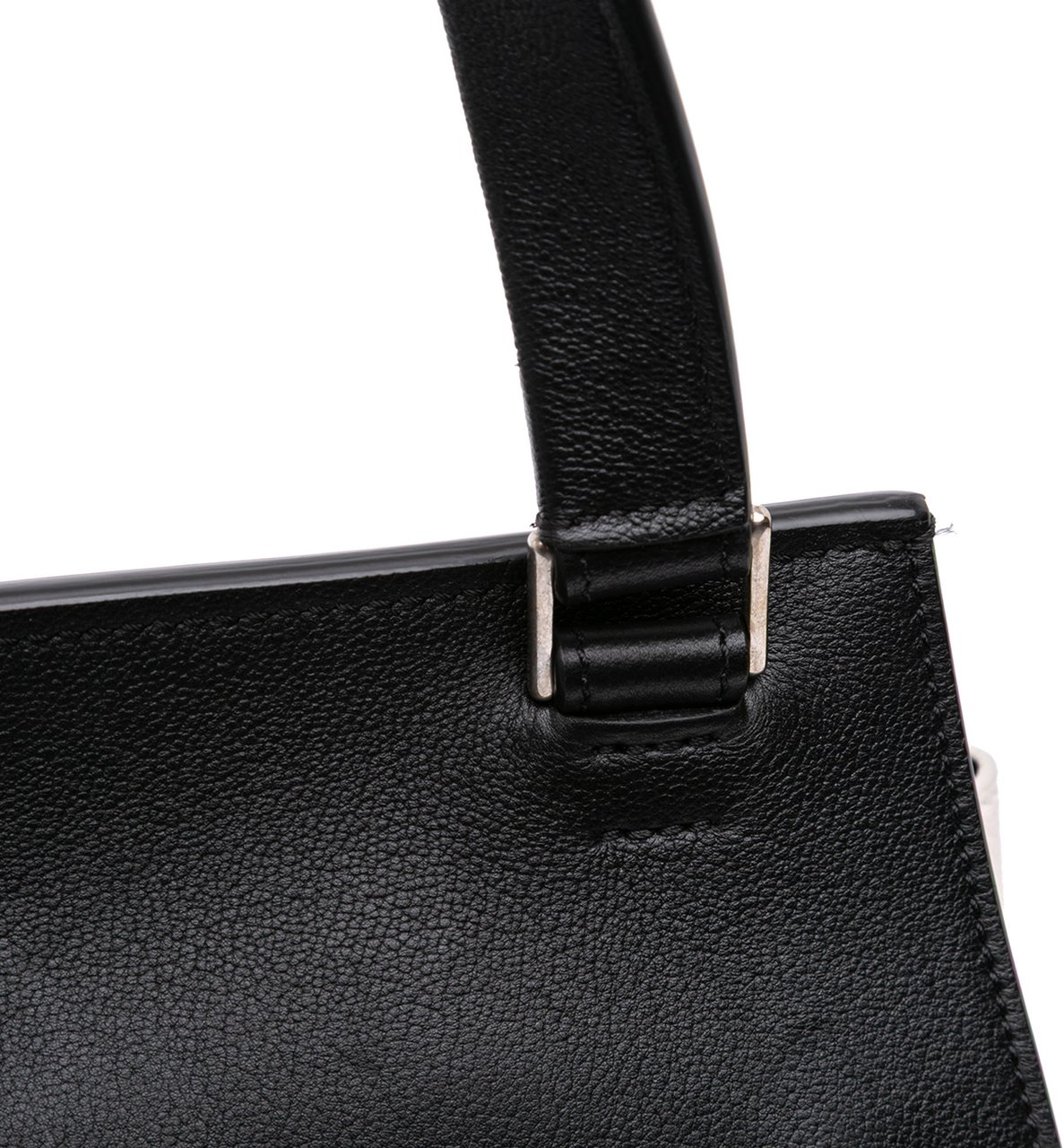 Celine Medium Tricolor Leather Edge Handbag Geel