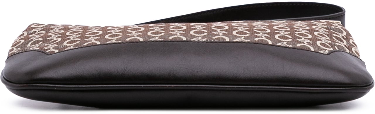 Celine C Macadam Canvas Shoulder Bag Bruin