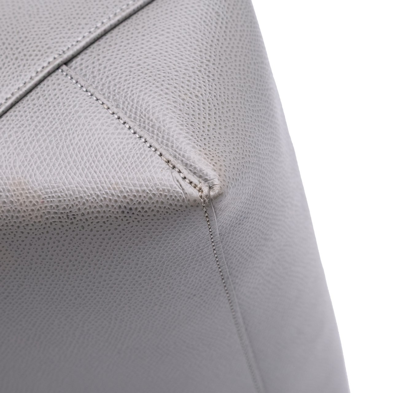 Celine Small Grained Calfskin Vertical Cabas Tote Grijs