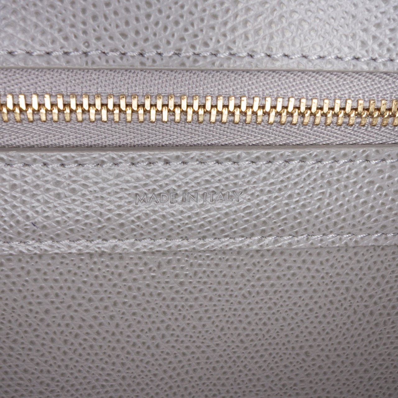 Celine Small Grained Calfskin Vertical Cabas Tote Grijs