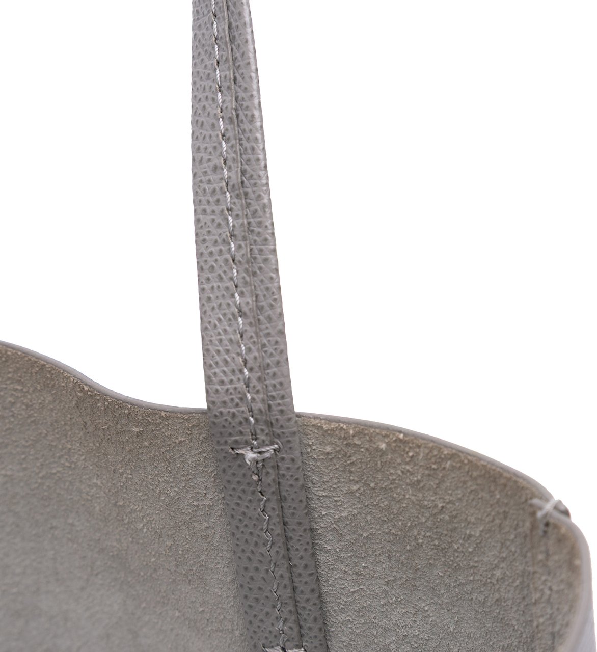 Celine Small Grained Calfskin Vertical Cabas Tote Grijs