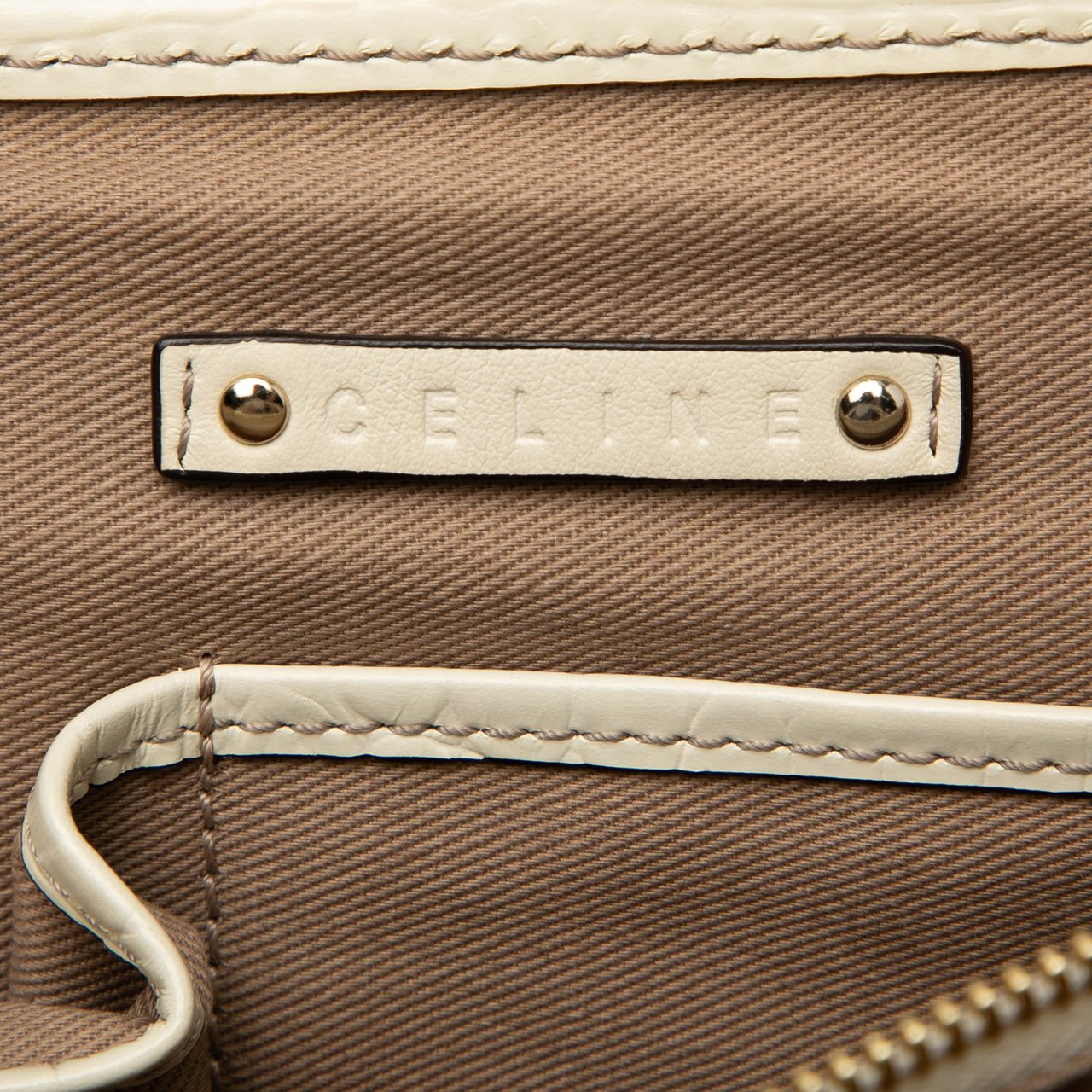 Celine Macadam Canvas Boogie Handbag Bruin