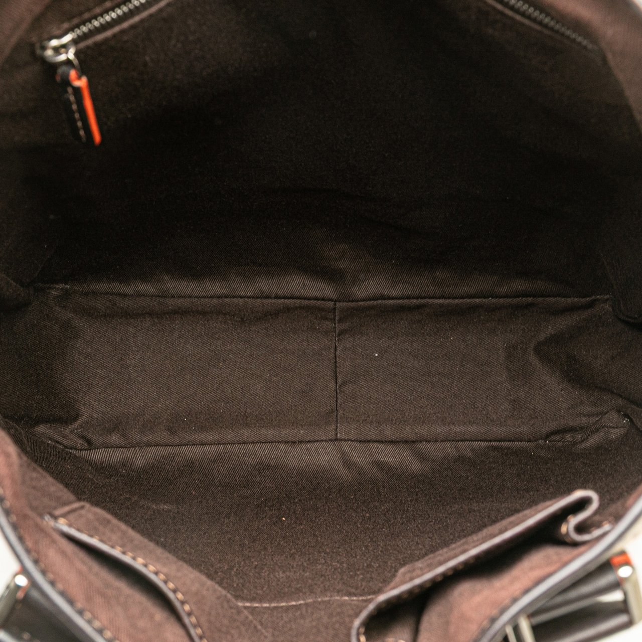 Celine Macadam Canvas Tote Bruin