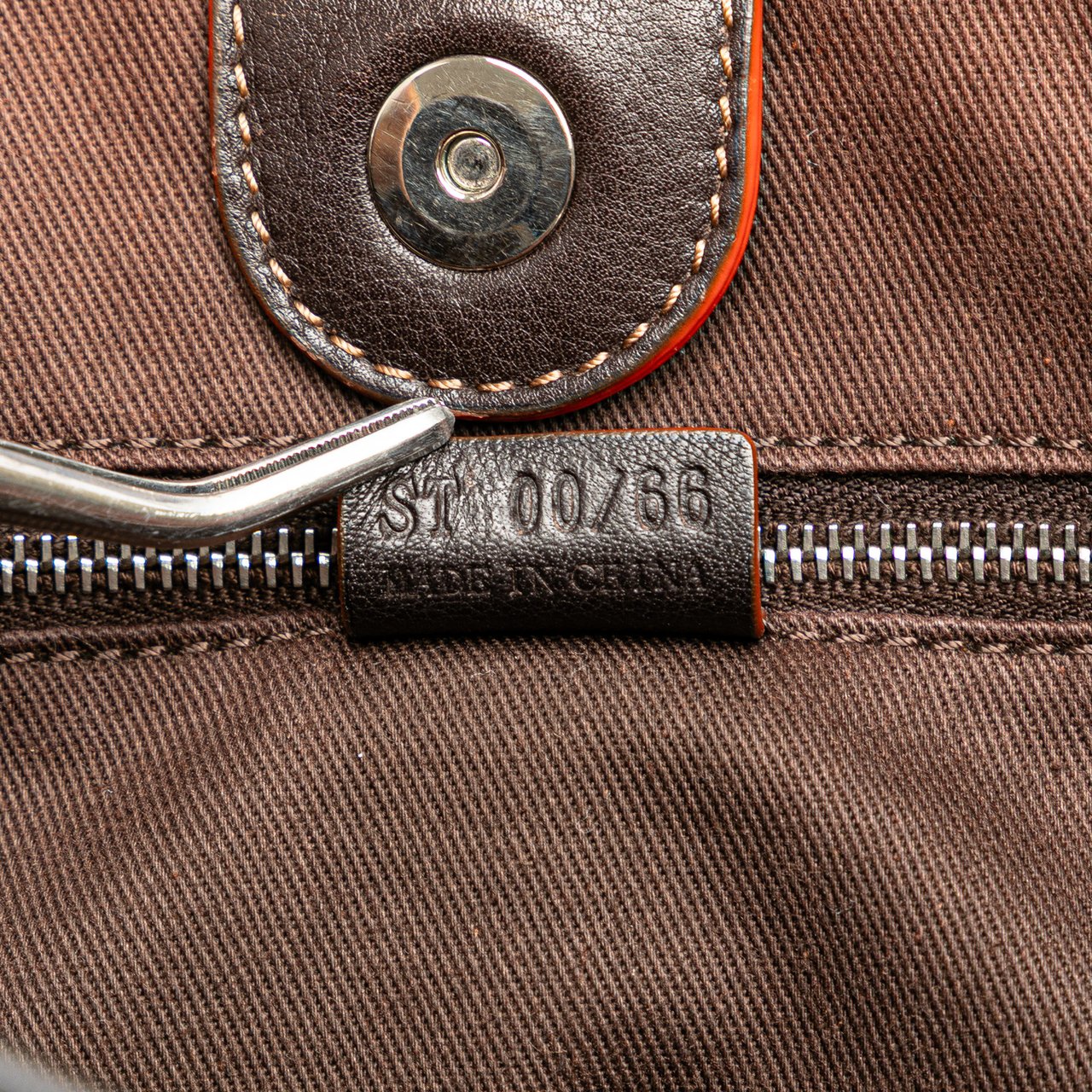 Celine Macadam Canvas Tote Bruin