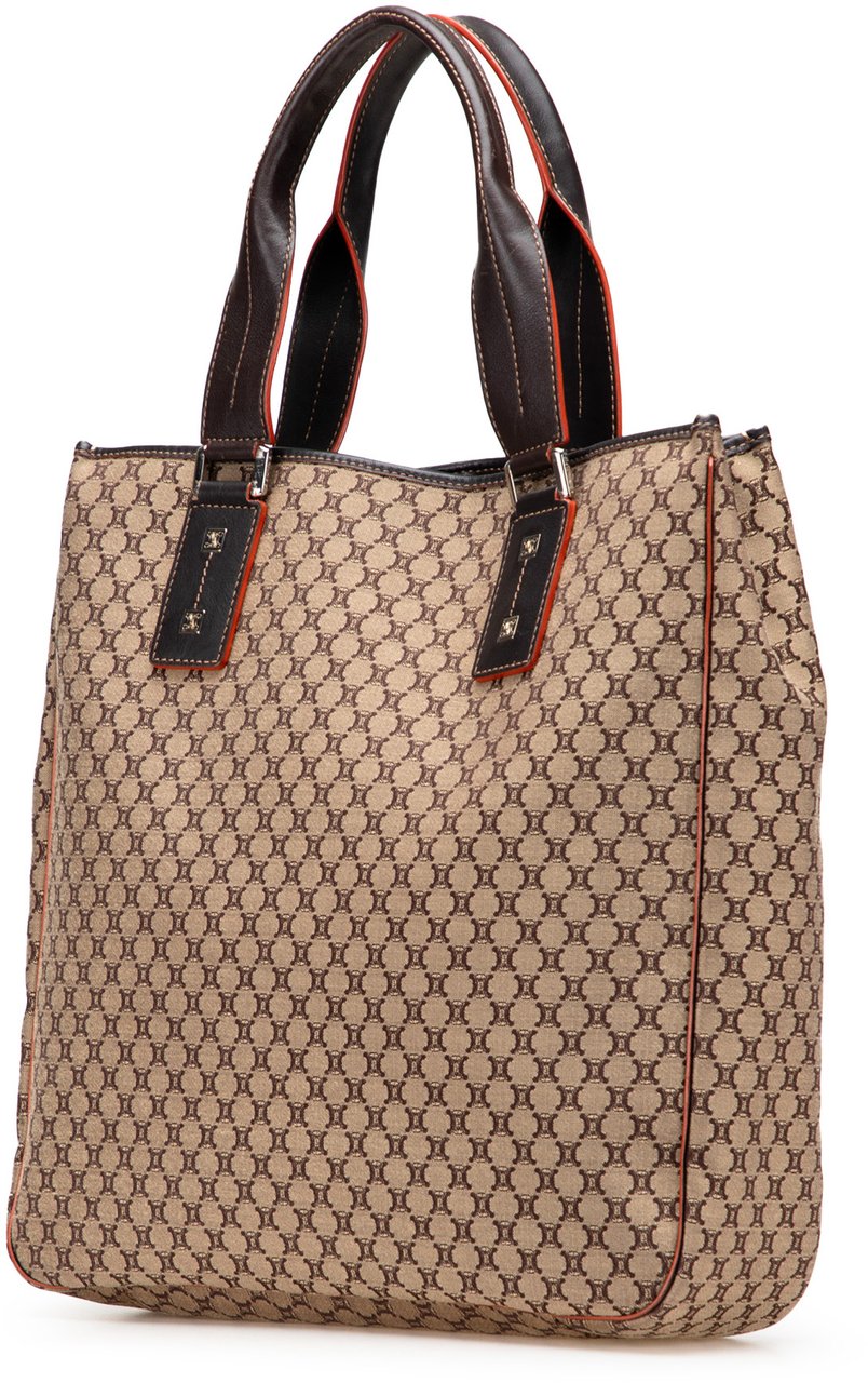 Celine Macadam Canvas Tote Bruin
