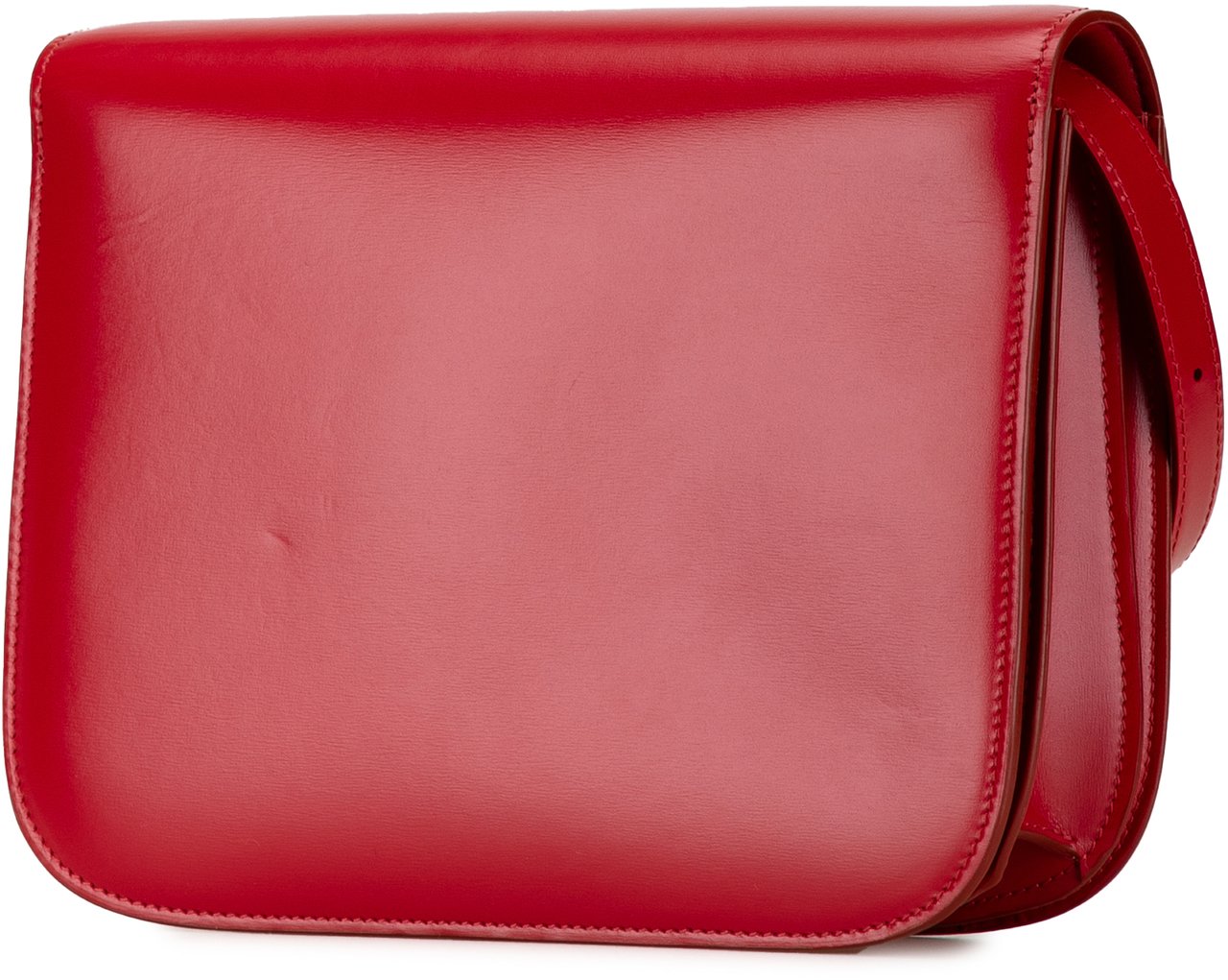 Celine Medium Calfskin Classic Box Rood