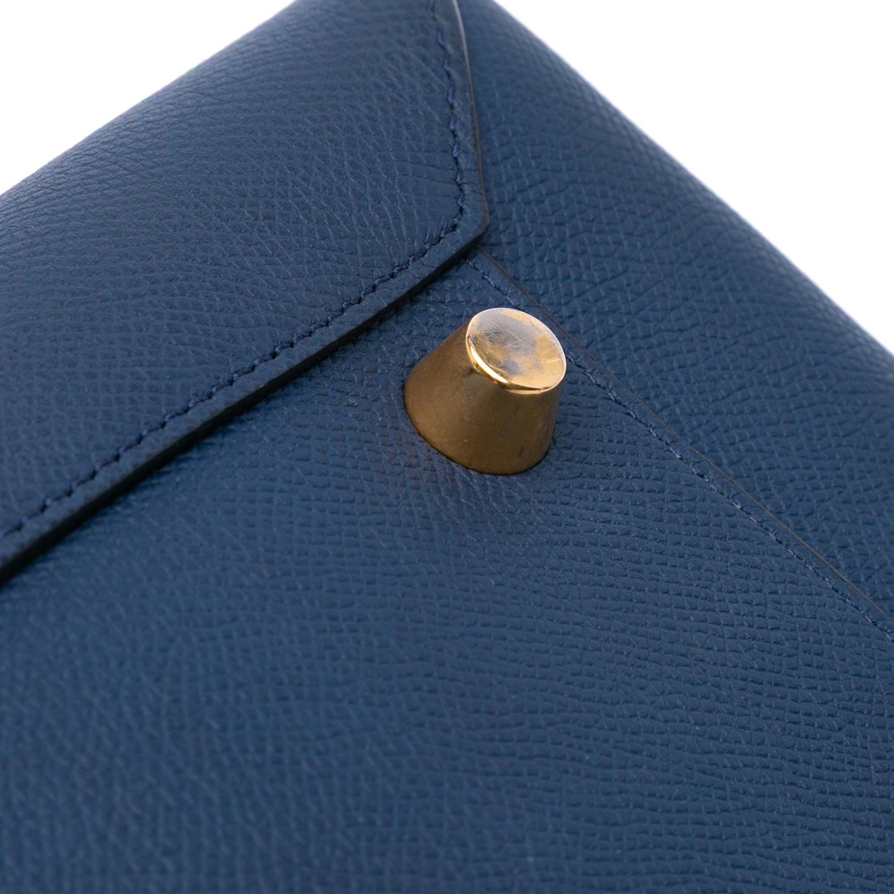 Celine Mini Grained Calfskin Belt Bag Blauw
