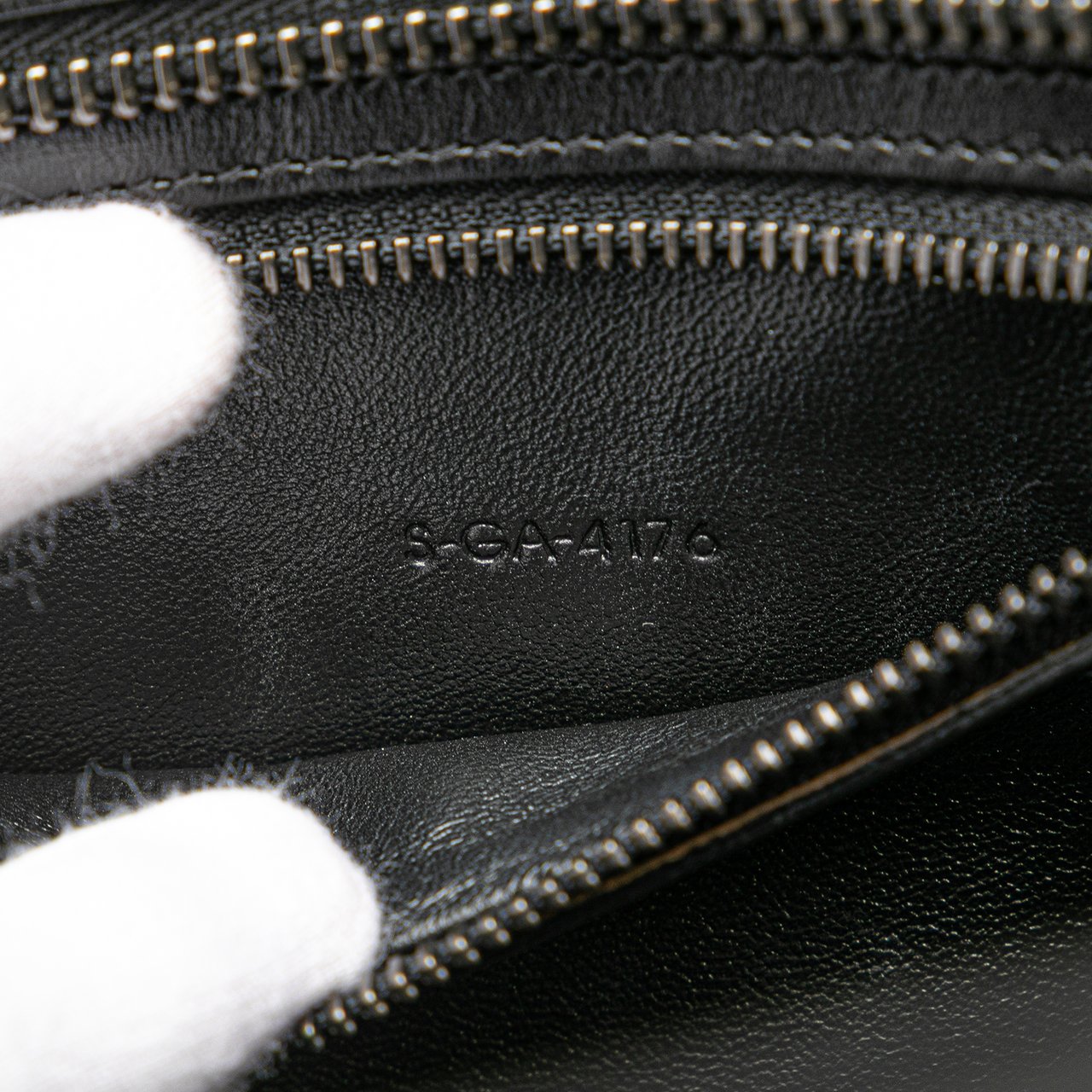 Celine Micro Bicolor Leather Trimmed Canvas Luggage Tote Bruin