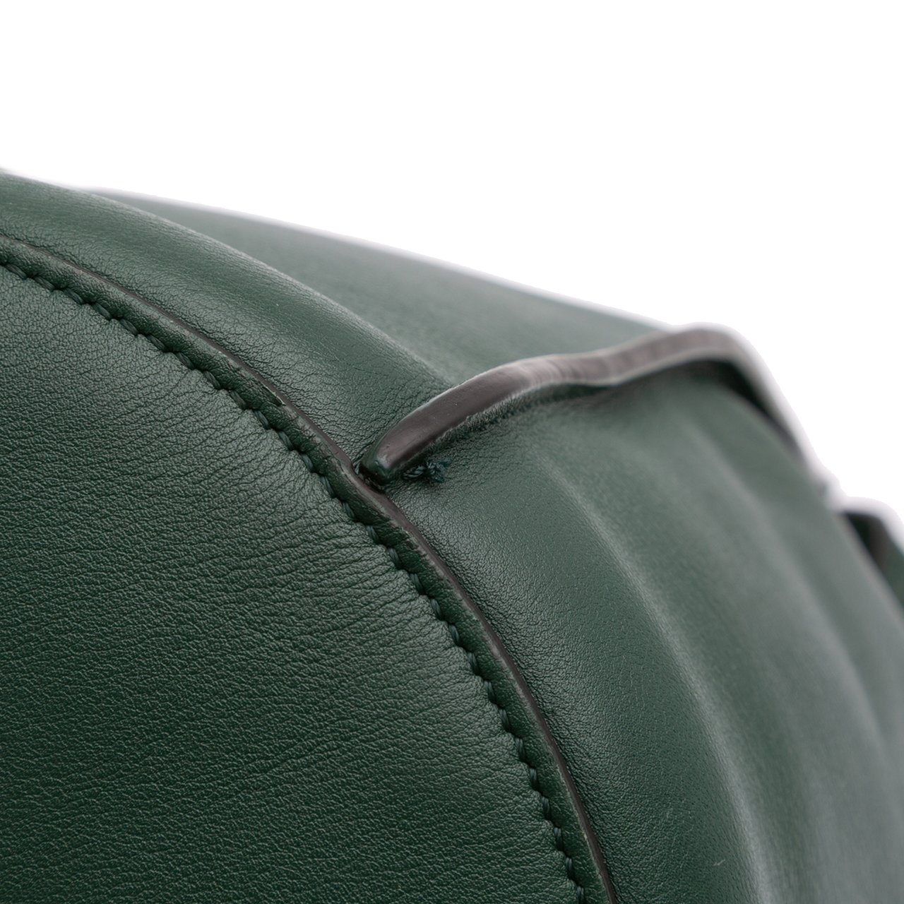 Celine Leather Big Bag Bucket Crossbody Groen