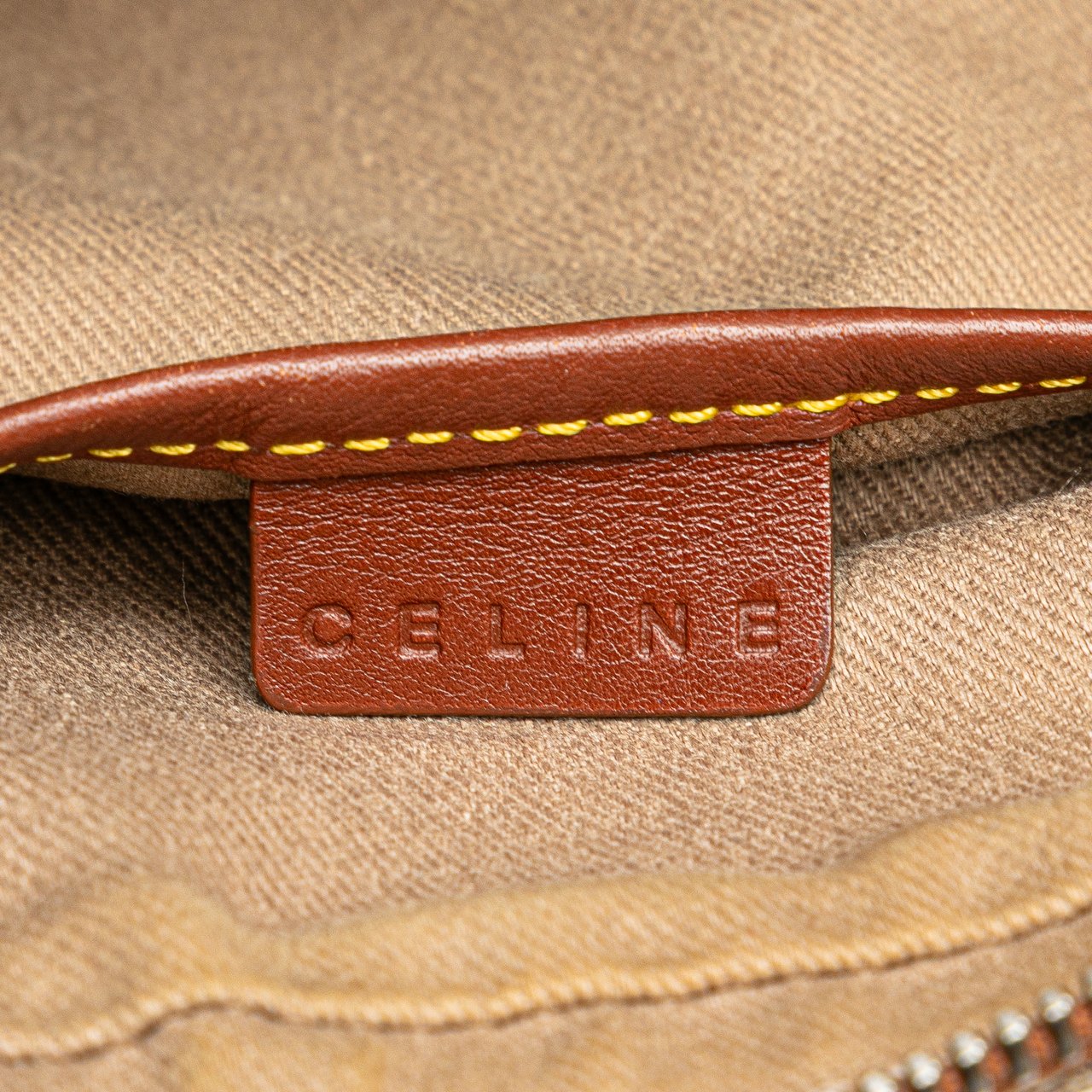 Celine Macadam Canvas Crossbody Bruin
