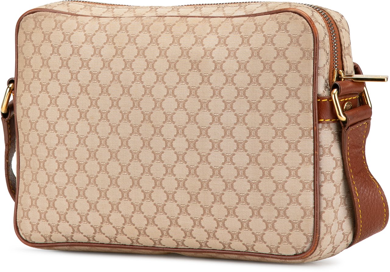 Celine Macadam Canvas Crossbody Bruin