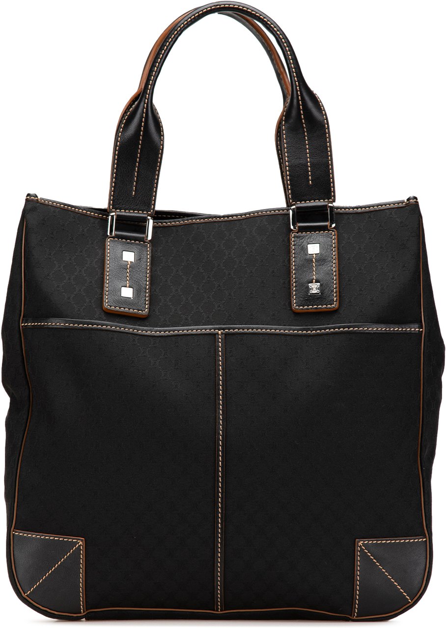 Celine Macadam Canvas Tote Zwart