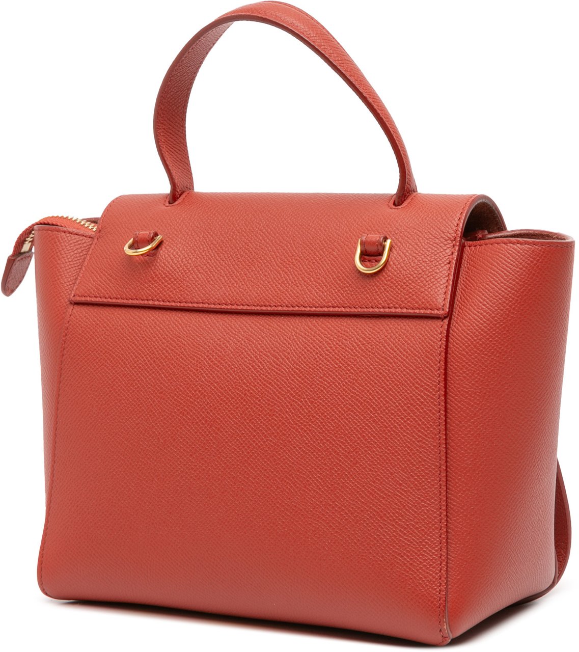 Celine Nano Grained Calfskin Belt Bag Oranje